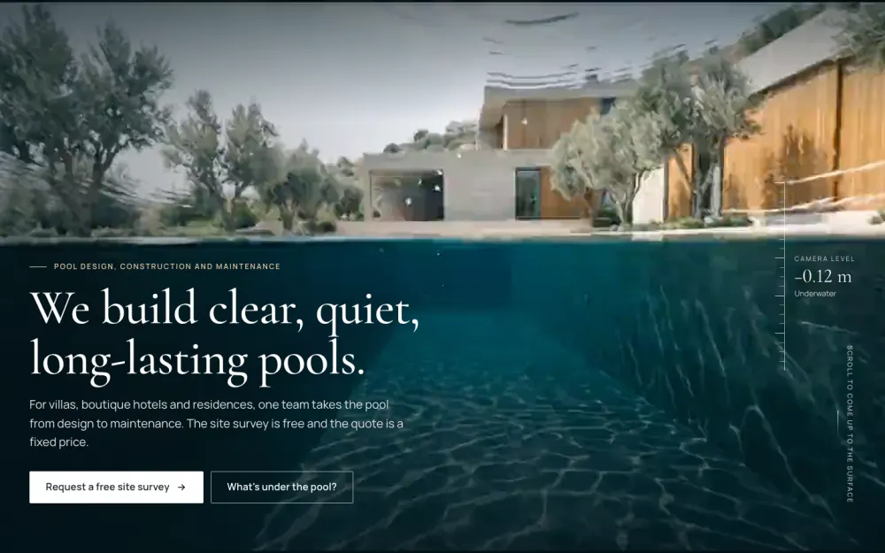 Laguna website template preview