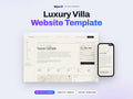Luxury Villa Website Template | Real Estate Development & Marina Site | Lovable AI Editable React Template | Plot Plans