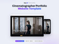 Cinematographer Portfolio Website Template | Filmmaker & Director Site | Lovable AI Editable React Template | Cinematic