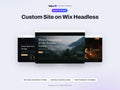 Custom Website on Wix Headless | Custom-Coded Design, Wix CMS & Bookings | Made to Order