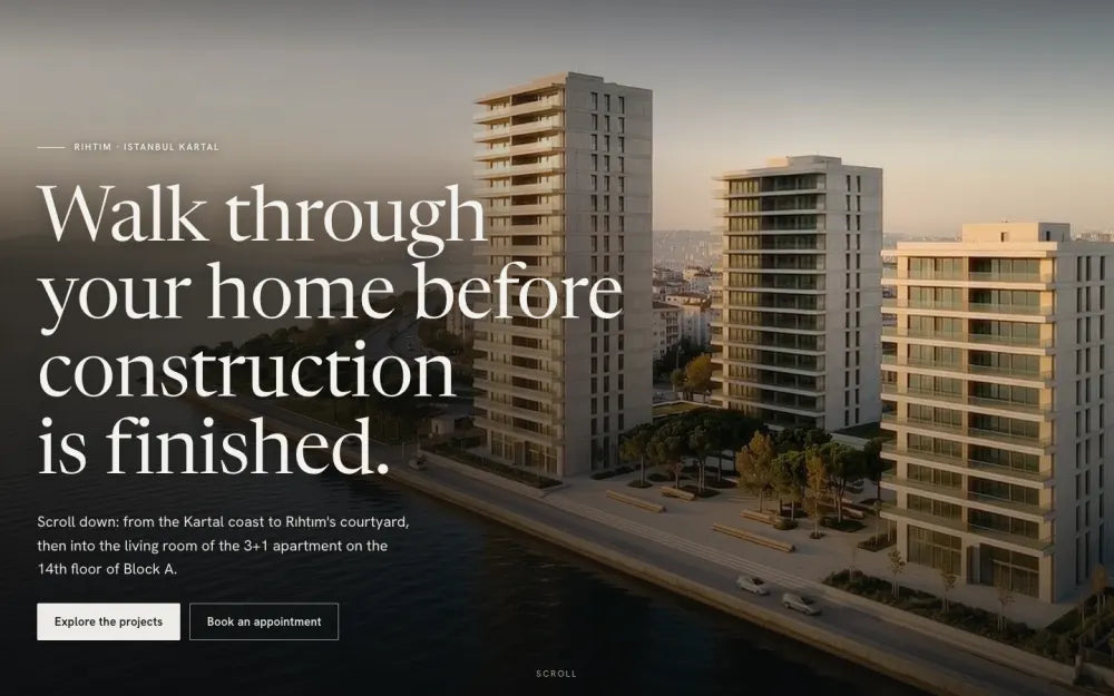 Andezit website template preview