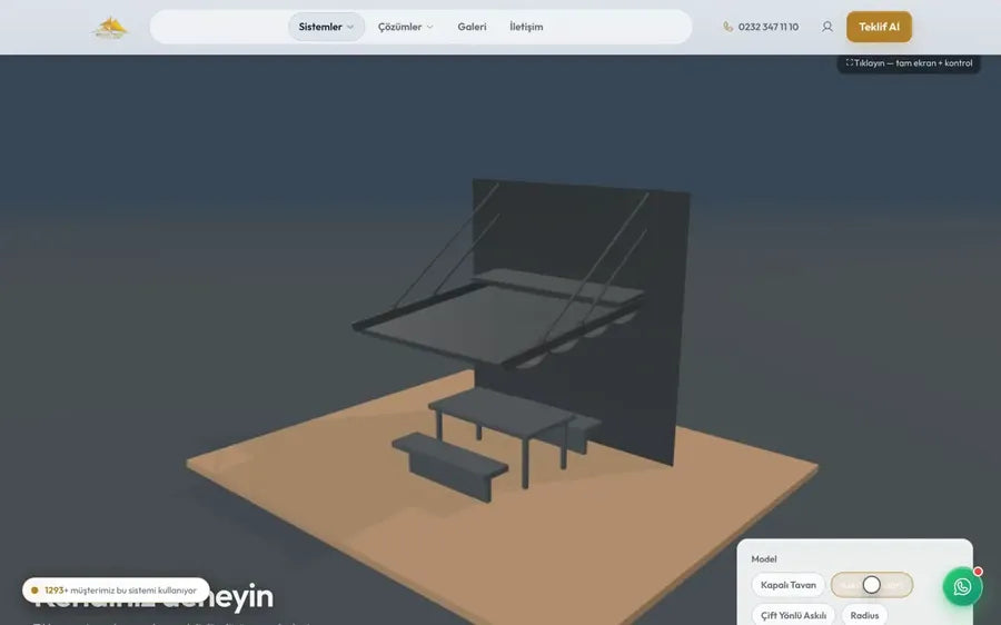 Gölgede Yaşam: Altı seçenek, canlı 3D’de