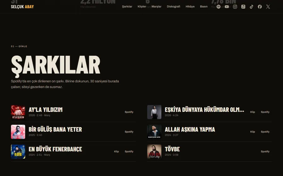 Selçuk Abay: A song that keeps playing